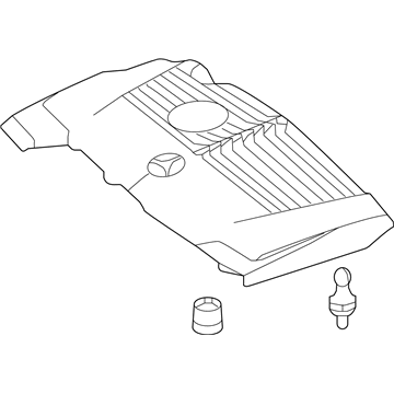 Mercedes-Benz GLA250 Engine Cover - 270-010-33-04