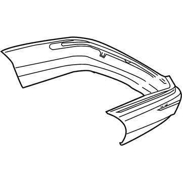 Mercedes-Benz C240 Bumper Cover - 203-885-09-25-27