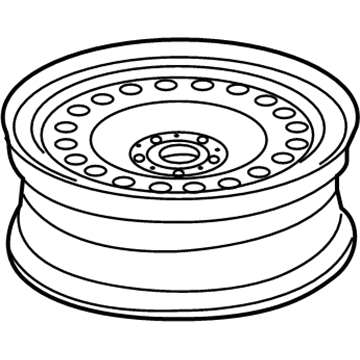 Mercedes-Benz CLK320 Spare Wheel - 209-400-00-02