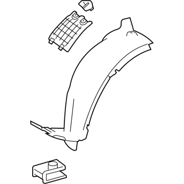 Mercedes-Benz Fender Splash Shield - 253-690-75-01