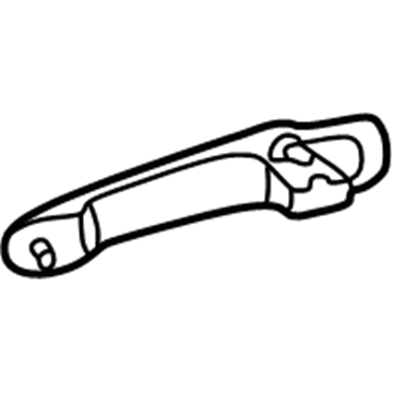 Mercedes-Benz E320 Exterior Door Handle - 210-760-02-70
