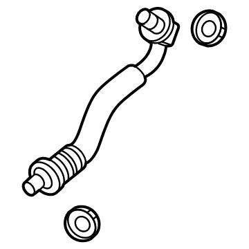 Mercedes-Benz GLE63 AMG S SUV Transmission Oil Cooler Hose - 167-500-11-01