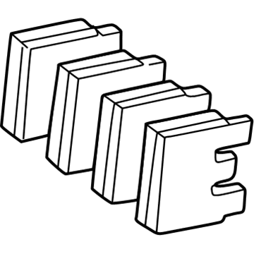 Mercedes-Benz E300 Brake Pads - 005-420-19-20-41