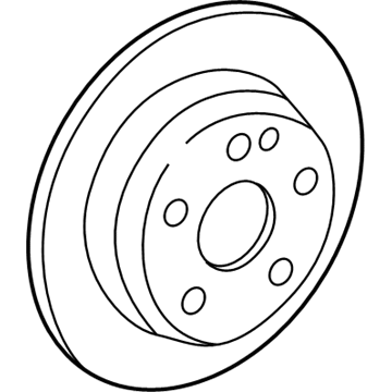 Mercedes-Benz Brake Rotor - 210-423-10-12-90
