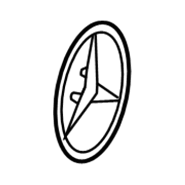Mercedes-Benz ML400 Emblem - 166-817-00-16