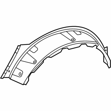 Mercedes-Benz GLC63 AMG S E Performance Fender Splash Shield - 254-630-13-03