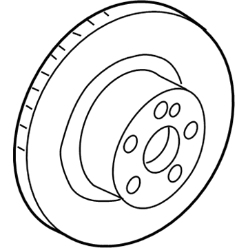 Mercedes-Benz E400 Brake Rotor - 000-421-30-12