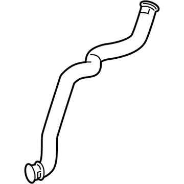 Mercedes-Benz C350 Coolant Reservoir Hose - 204-501-71-82