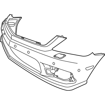 Mercedes-Benz SL550 Bumper Cover - 230-880-62-04-9999