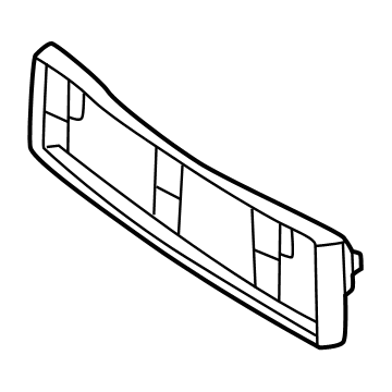 Mercedes-Benz SL43 AMG License Plate - 232-885-39-00