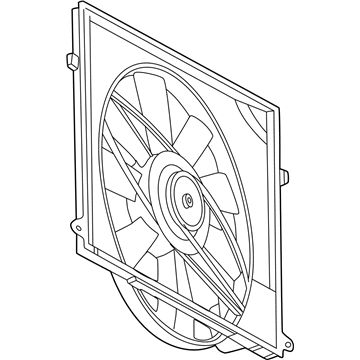 Mercedes-Benz CL600 Radiator fan - 220-500-02-93-28