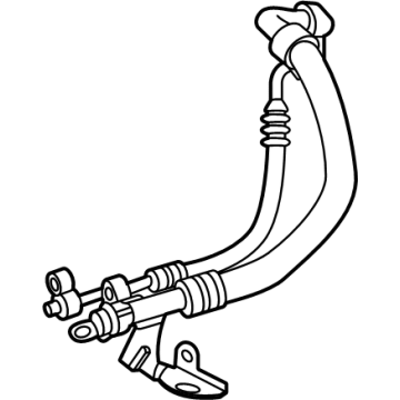 Mercedes-Benz G580 A/C Hose - 465-830-44-01