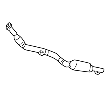 Mercedes-Benz E420 Exhaust Pipe - 210-490-45-19-80