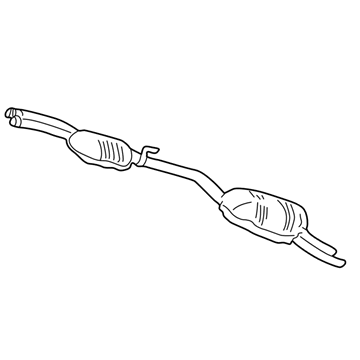 Mercedes-Benz E420 Exhaust Pipe - 210-490-27-21