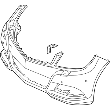 Mercedes-Benz C250 Bumper Cover - 204-880-78-47-64-9999