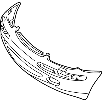 Mercedes-Benz S350 Bumper Cover - 220-880-06-40