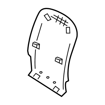 Mercedes-Benz 000-910-76-12-9051 COVER, BACKREST 000-910-76-12-9051 Mercedes-Benz COVER, BACKREST Illustration 1 of 1