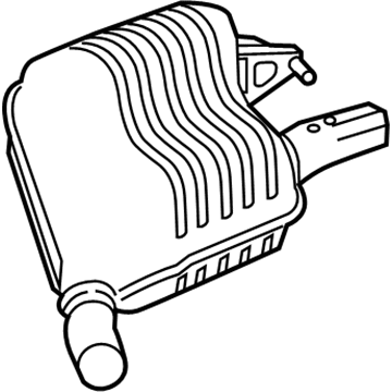 Mercedes-Benz C300 Muffler - 205-490-44-00