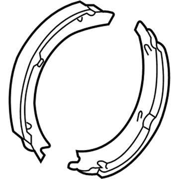 Mercedes-Benz Parking Brake Shoes - 164-420-06-20