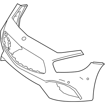 Mercedes-Benz SL63 AMG Bumper Cover - 231-885-76-00-9999