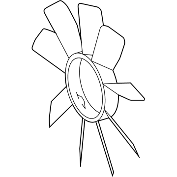 Mercedes-Benz Radiator fan - 113-200-01-23