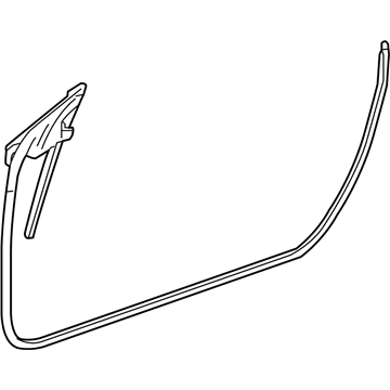 Mercedes-Benz SLC300 Door Seal - 172-720-02-78
