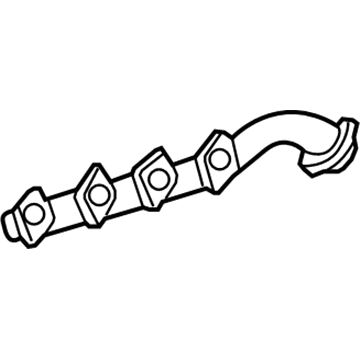 Mercedes-Benz S350 Exhaust Pipe - 112-140-27-09