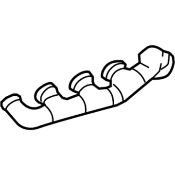 Mercedes-Benz S350 Exhaust Pipe - 112-140-28-09