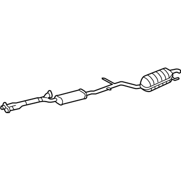 Mercedes-Benz S350 Exhaust Pipe - 220-490-12-21