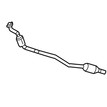 Mercedes-Benz S350 Exhaust Pipe - 220-490-86-19-80