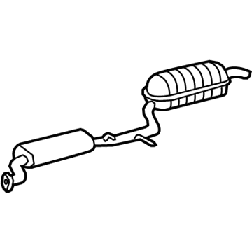 Mercedes-Benz S350 Exhaust Pipe - 220-490-02-21