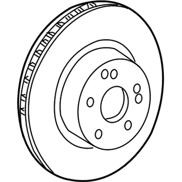 Mercedes-Benz C320 Brake Rotor - 203-421-05-12-90