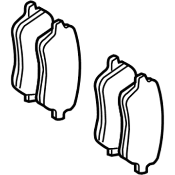 Mercedes-Benz E500 Brake Pads - 000-420-77-04