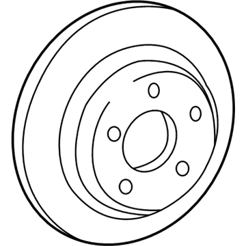 Mercedes-Benz E300 Brake Rotor - 203-423-01-12-90