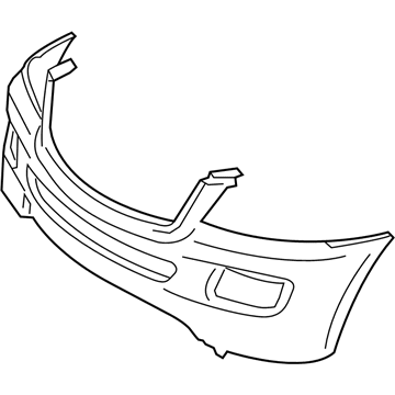 Mercedes-Benz ML350 Bumper Cover - 164-885-72-25-9999