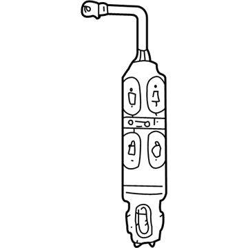Mercedes-Benz S430 Power Window Switch - 220-821-71-51-7C45