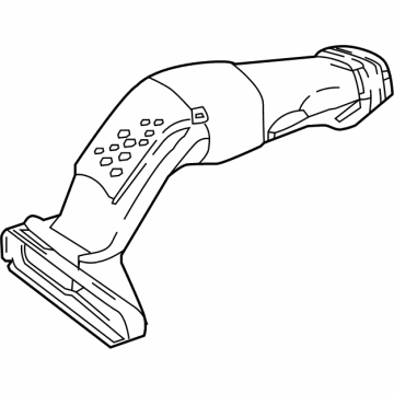 Mercedes-Benz S560 Air Duct - 176-090-06-82