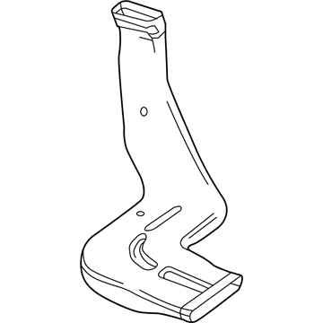 Mercedes-Benz E250 Air Duct - 212-831-18-00