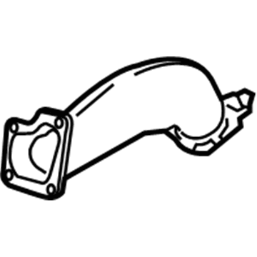 Mercedes-Benz SL63 AMG Exhaust Pipe - 278-140-05-08