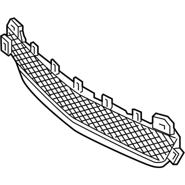 Mercedes-Benz C350e Grille - 205-885-04-23