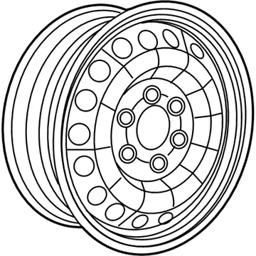 Mercedes-Benz Spare Wheel - 910-401-13-00-9147