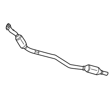 Mercedes-Benz CL55 AMG Exhaust Pipe - 220-490-68-19-80