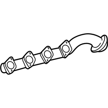 Mercedes-Benz E55 AMG Exhaust Pipe - 113-140-00-09