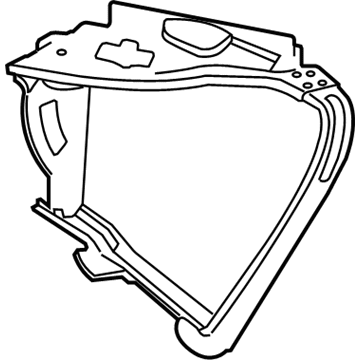 Mercedes-Benz R63 AMG Radiator Support - 251-620-03-91