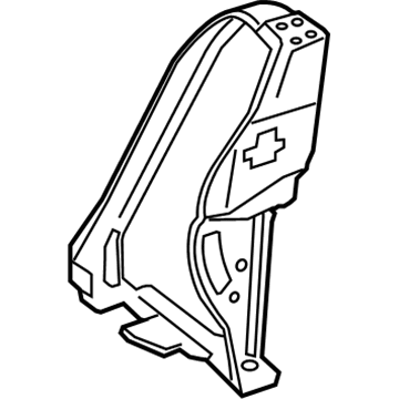 Mercedes-Benz R63 AMG Radiator Support - 251-620-04-91