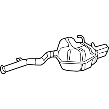 Mercedes-Benz E350 Exhaust Pipe - 207-490-95-21