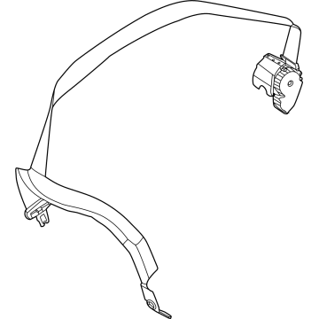 Mercedes-Benz GLC63 AMG S E Performance Seat Belt - 254-860-23-00-9C94