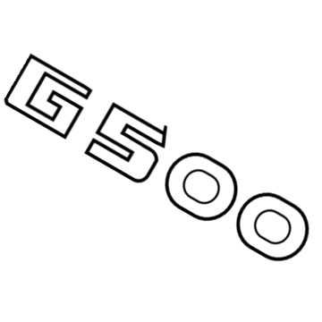 Mercedes-Benz G500 Emblem - 463-817-12-15