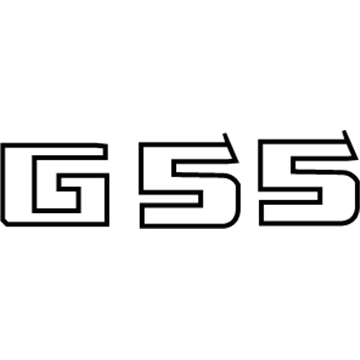 Mercedes-Benz G500 Emblem - 463-817-19-15