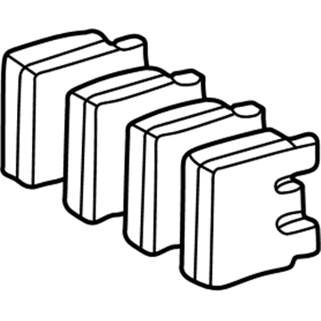 Mercedes-Benz E300 Brake Pads - 004-420-16-20-41